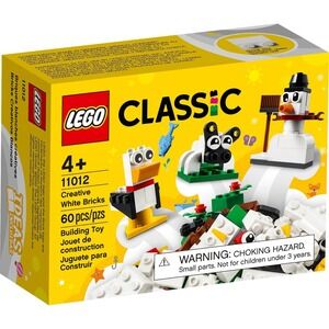 LEGO LEGO CLASSIC 11012 Creative White Bricks Building Set 60 pieces